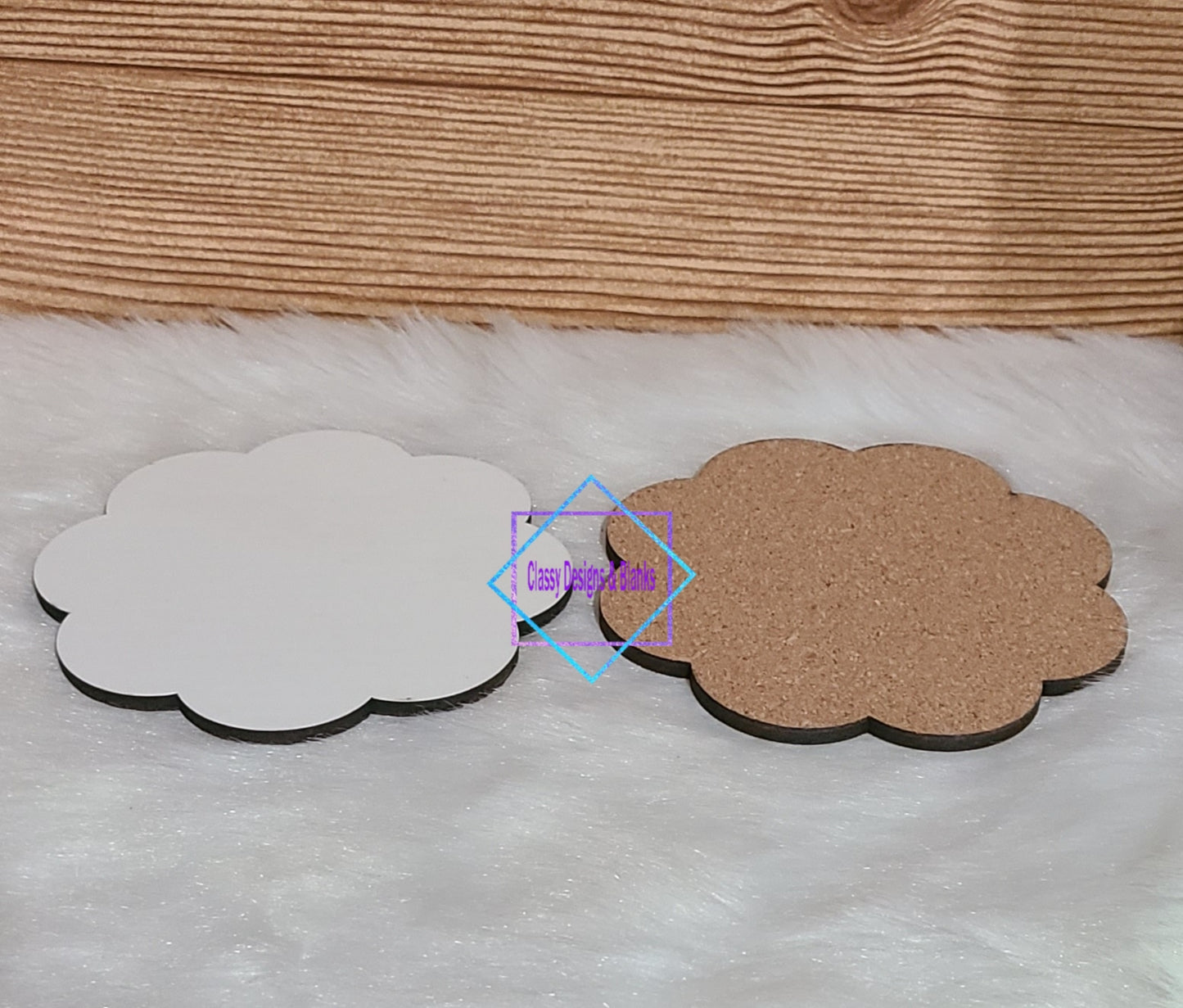 Sublimation Blank Flower Coaster