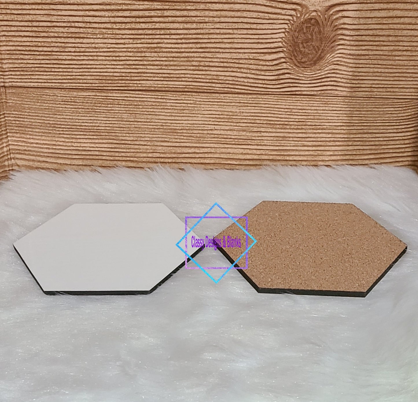 Sublimation Blank Hexagon Coaster
