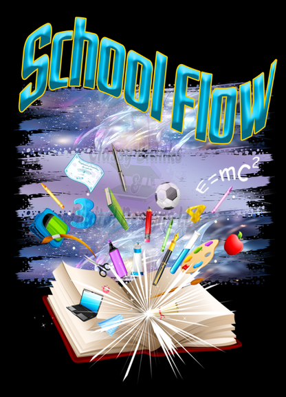 School Flow PNG Design