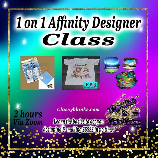 1 on 1 Affinity Designer Class "Basic"