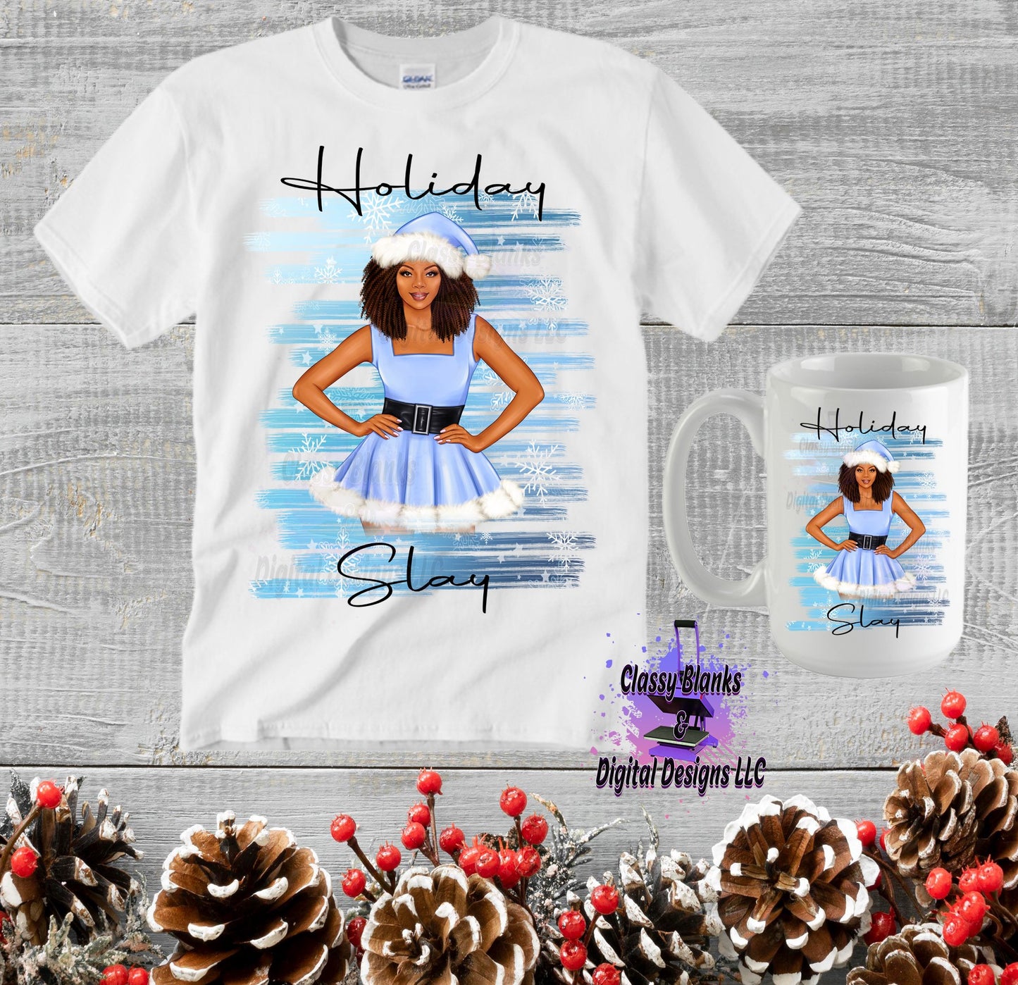 Holiday Slay PNG Design