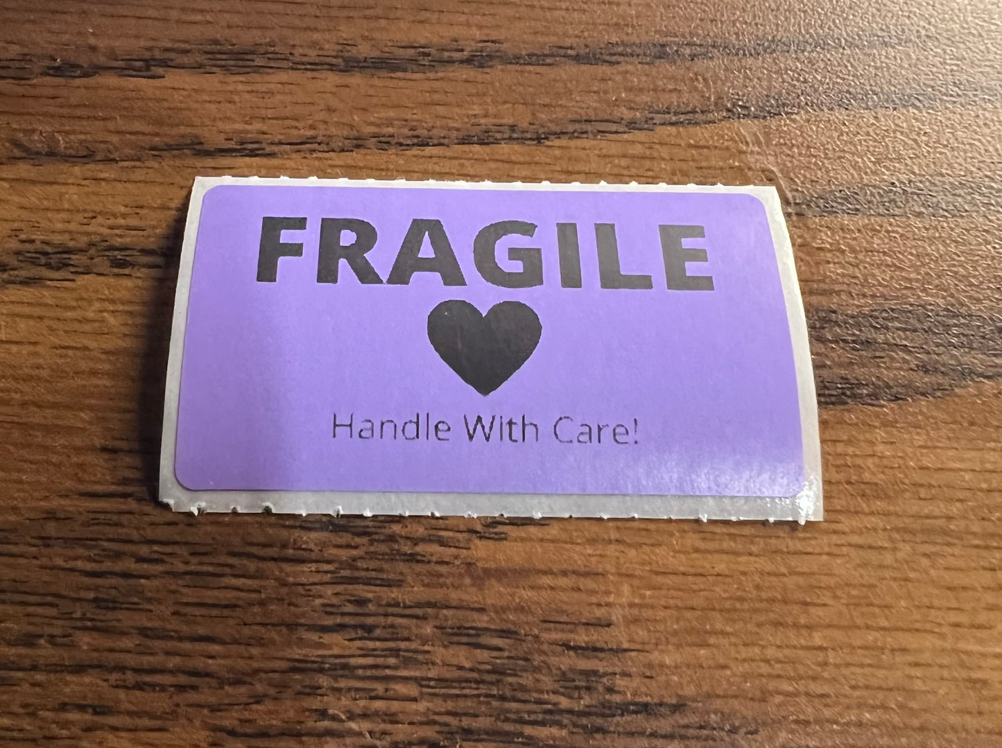 Fragile Handle with care Sticker Labels