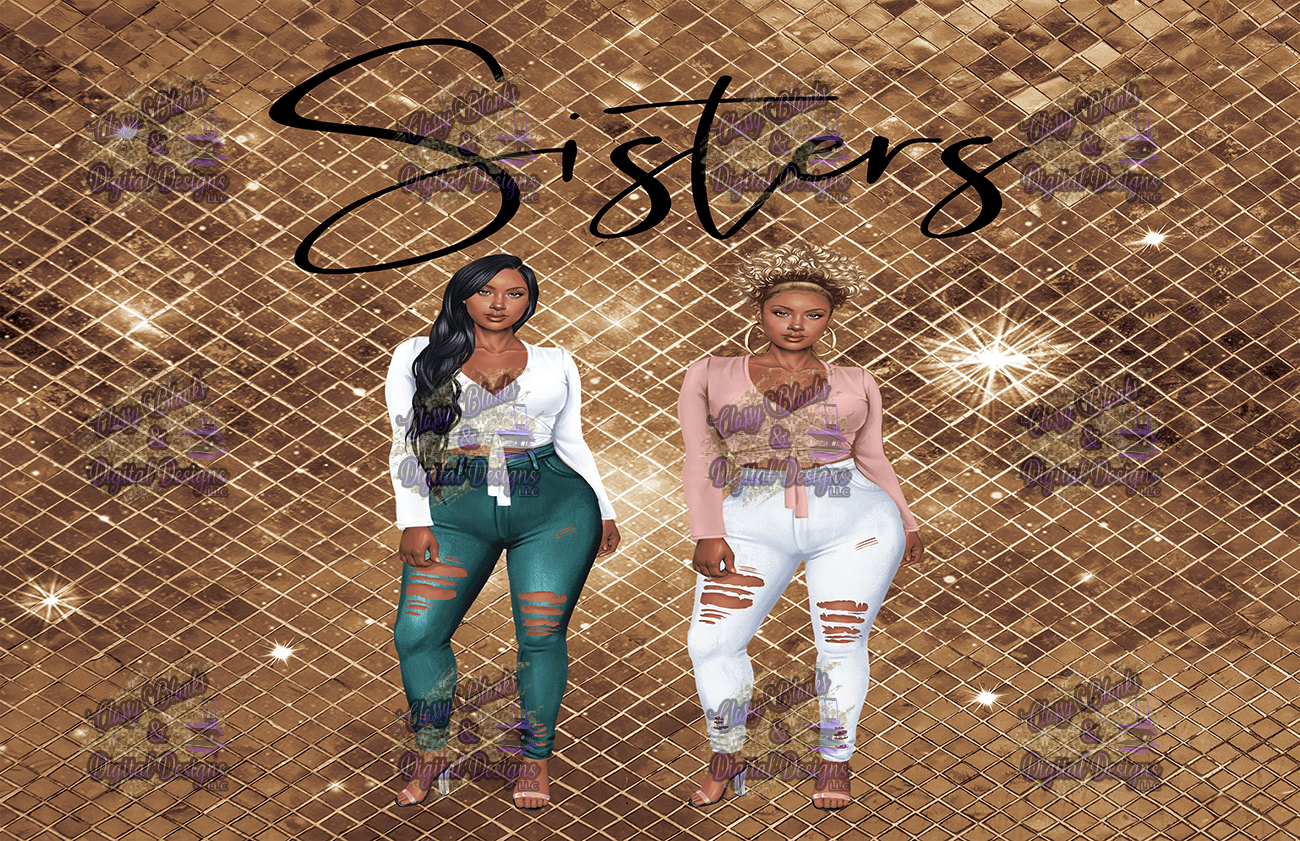 Sisters PNG Design